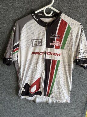 Louis Garneau Cycling Jersey Mens XXL Multi ProForm Zip Short Sleeve Pockets